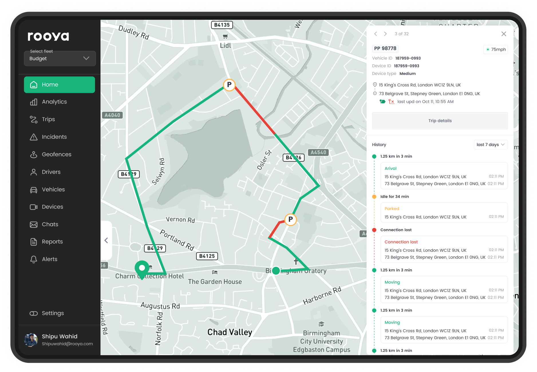 Fleet Management Web Portal
