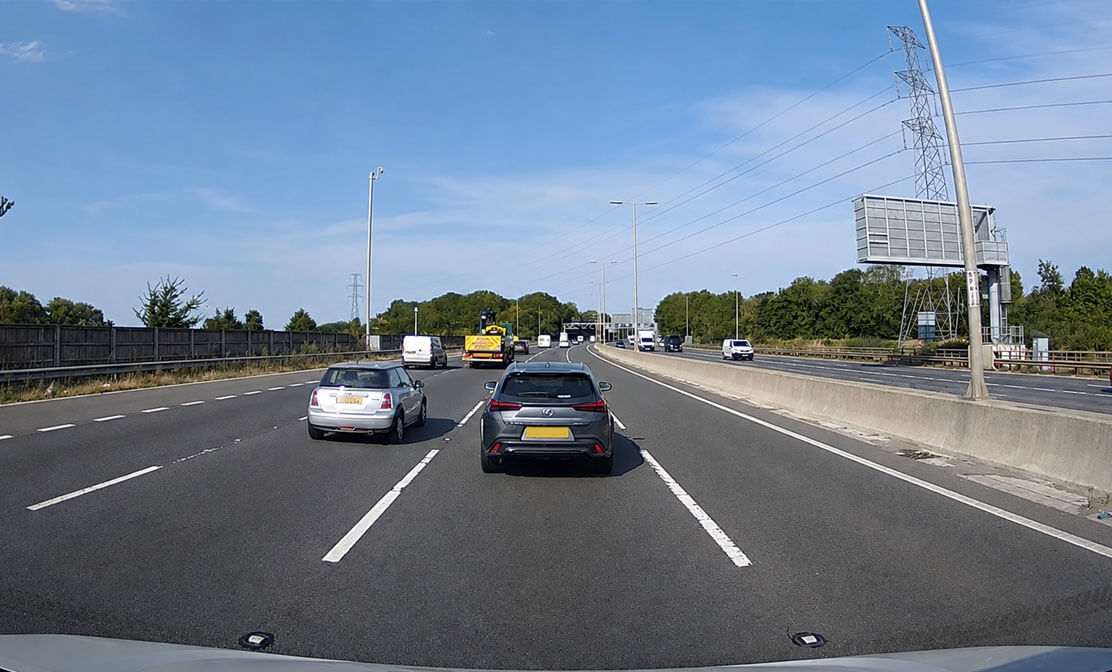 Dashcam footage
