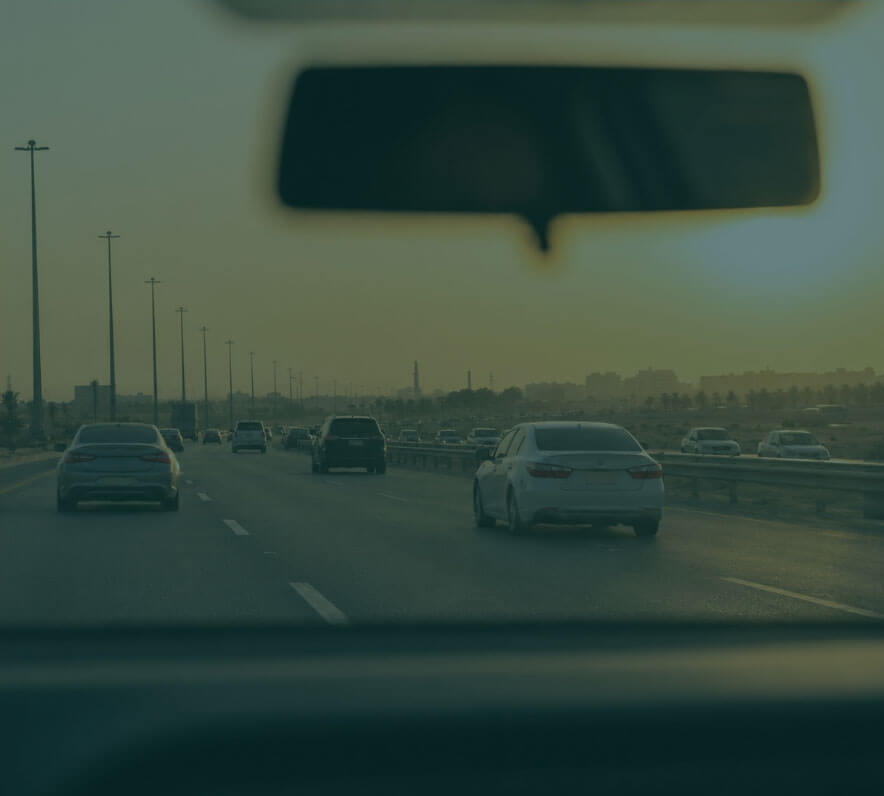 Rooya dash cam detecting unsafe driving behaviour on-device